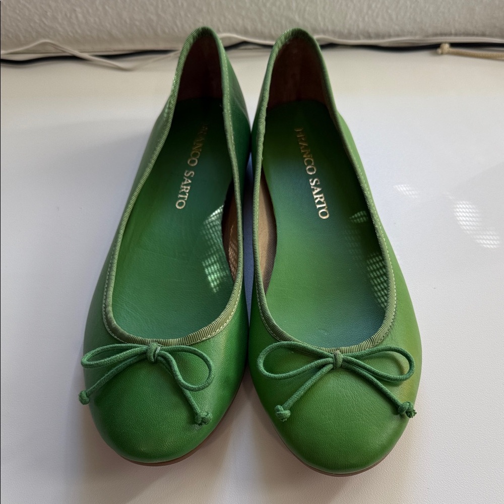 Franco Sarto Vibrant Green Flats